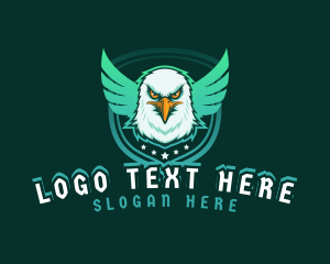 Star - Eagle Wings Protection logo design