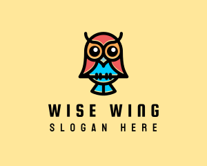 Cute Owl Aviary logo design