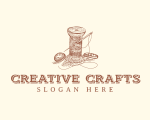 Crafts - Needle Thread Dressmaker logo design