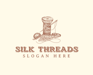 Needle Thread Dressmaker logo design