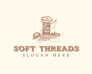 Needle Thread Dressmaker logo design