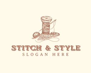 Dressmaker - Needle Thread Dressmaker logo design