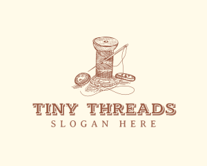 Needle Thread Dressmaker logo design