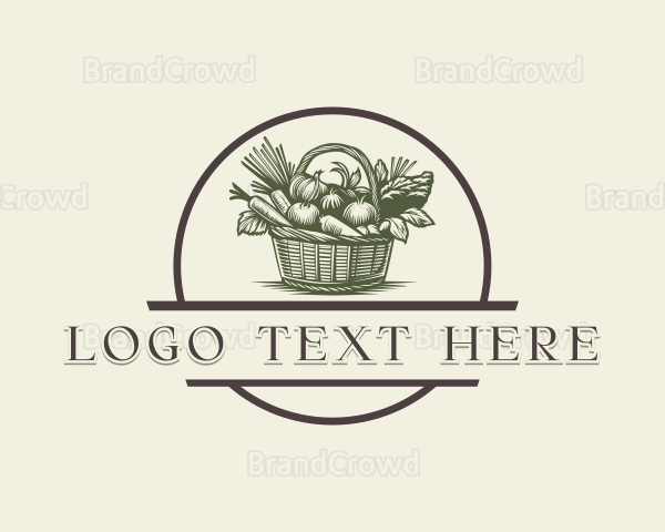 Fresh Vegetable Basket Logo