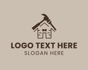 Repair - House Repair Tools logo design