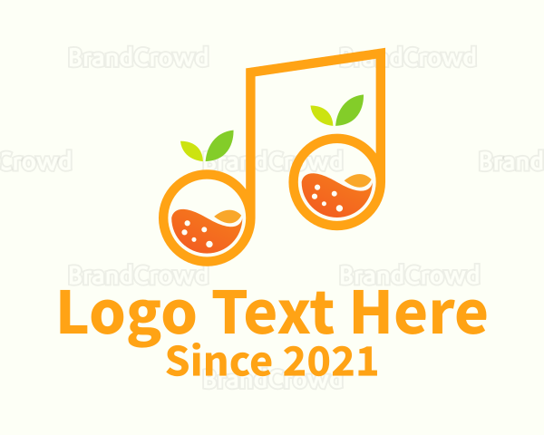 Orange Note Juice Logo