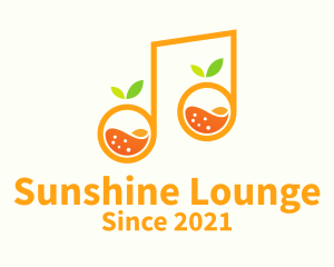 Orange Note Juice  logo design