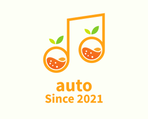 Dessert - Orange Note Juice logo design