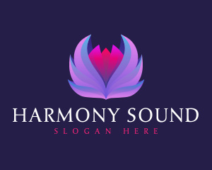 Lotus Flower Wellness Logo