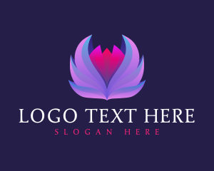 Leisure - Lotus Flower Wellness logo design