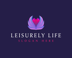 Lotus Flower Wellness logo design