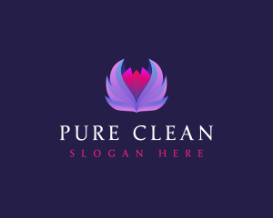 Lotus Flower Wellness logo design