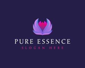 Lotus Flower Wellness logo design