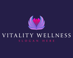 Lotus Flower Wellness logo design