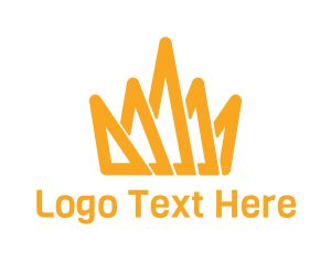 Jewelery - Gold Crown Outline logo design