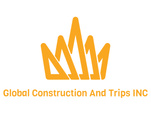 Gold Crown Outline Logo