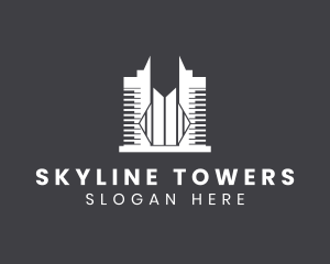  Real Estate Building Tower logo design