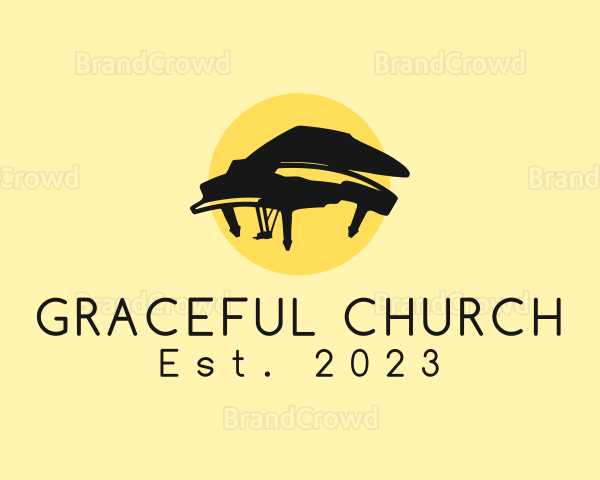 Grand Piano Musical Logo