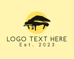 Music - Grand Piano Musical logo design