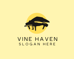 Grand Piano Musical logo design