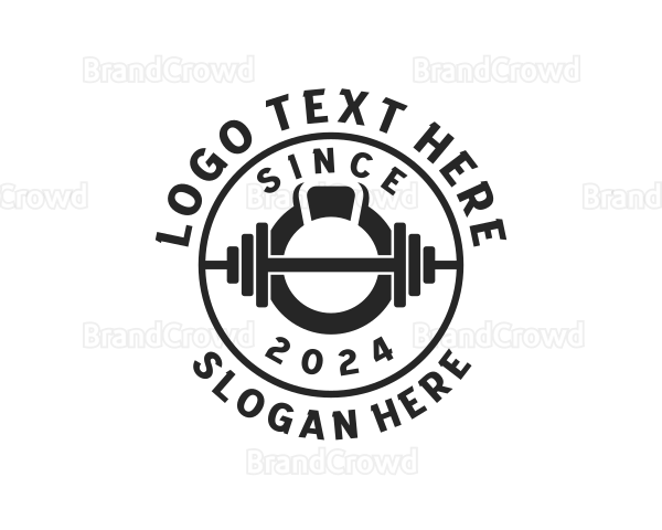 Bodybuilding Gym Weightlifter Logo