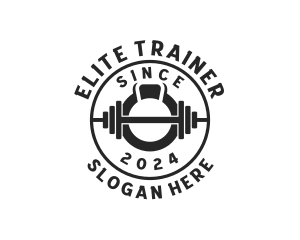 Bodybuilding Gym Weightlifter logo design