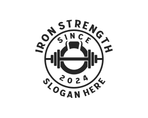 Bodybuilding Gym Weightlifter logo design