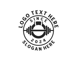 Bodybuilding Gym Weightlifter Logo