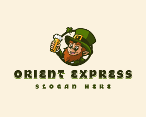 Irish Leprechaun Beer Logo