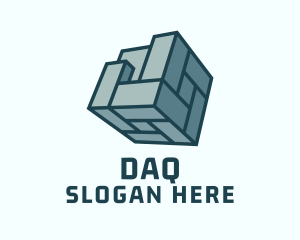 3D Engineering Cube Logo
