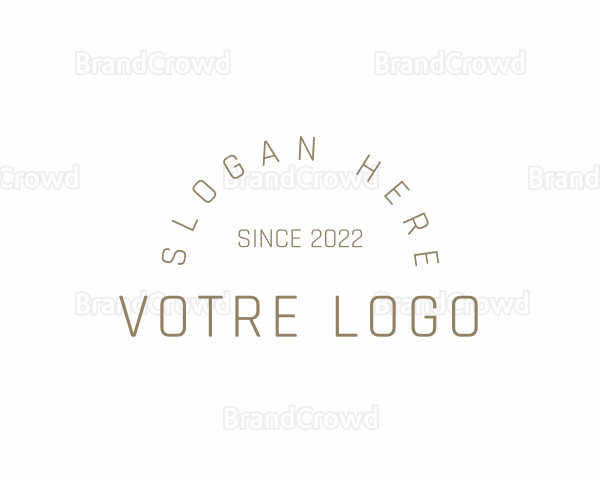 Modern Minimalist Business Logo