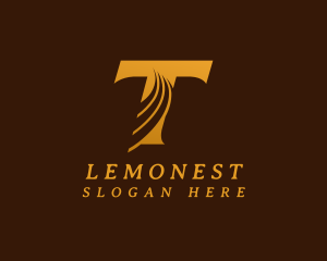 Asset - Generic Swoosh Business Letter T logo design