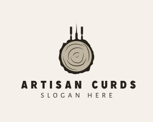 Lumber Wood Carving Tools logo design