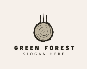 Lumber Wood Carving Tools logo design