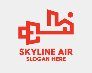 Minimalist City Skyline  logo design