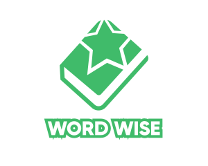 Literacy - Green Star Book logo design