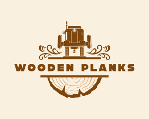 Wooden Carpentry Workshop logo design