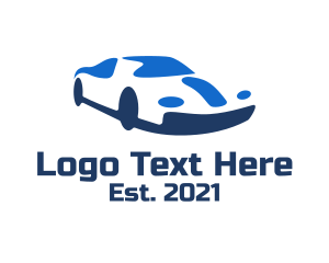 Ridesharing - Mechanical Racing Car logo design