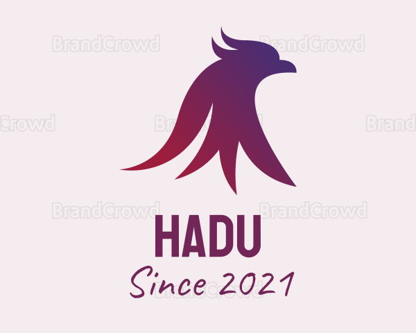 Gradient Eagle Bird Logo