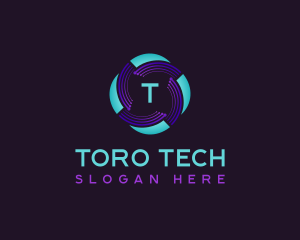 Technology Cyber App logo design