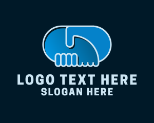 Handshake - Professional Business Handshake logo design