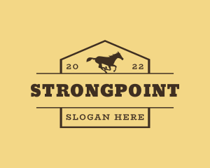 Horse - Western Rodeo Horse Business logo design