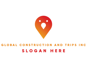 Trip - Bird Travel Navigator logo design