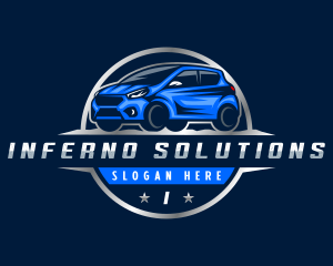 Automotive Hatchback Vehicle logo design