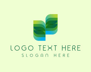 Invest - Eco Friendly Modern Leaf logo design