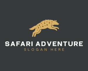 Hyena Wildlife Safari logo design