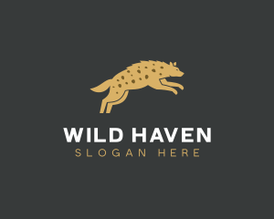 Hyena Wildlife Safari logo design