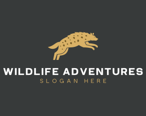 Hyena Wildlife Safari logo design