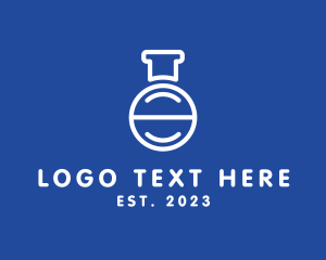 Decanter - Pharmaceutical Laboratory Flask logo design