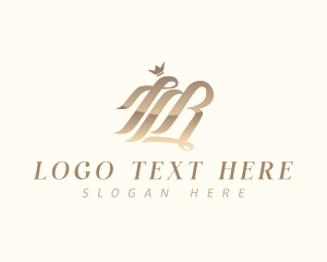 Premium - Elegant Letter MR Beauty logo design